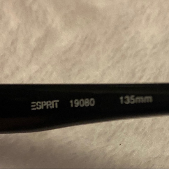 Sunglasses ESpirt  Vintage Black Style 19080 135mm EUC - Picture 6 of 6